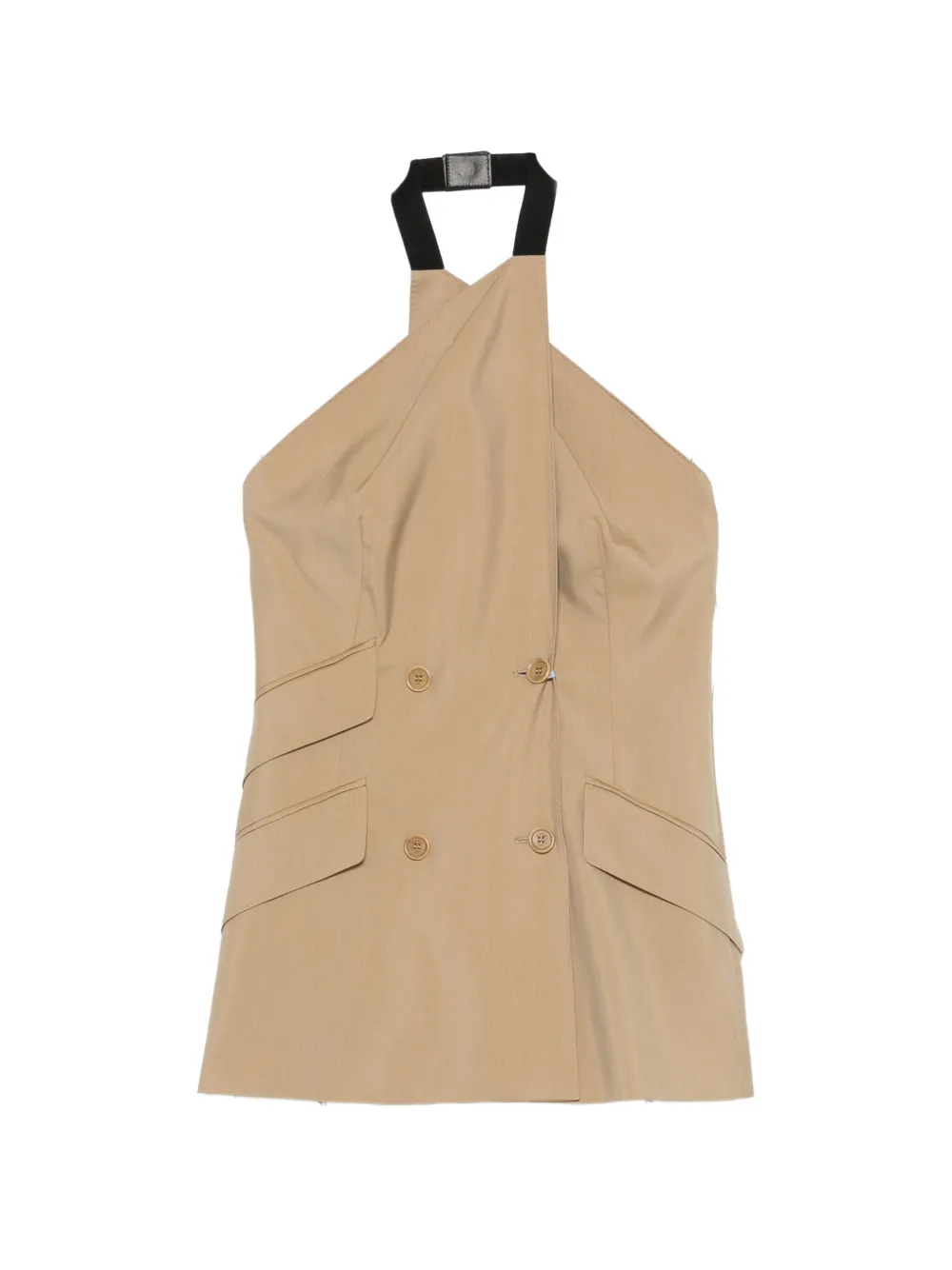 Max Mara double-breasted waistcoat - Neutrals