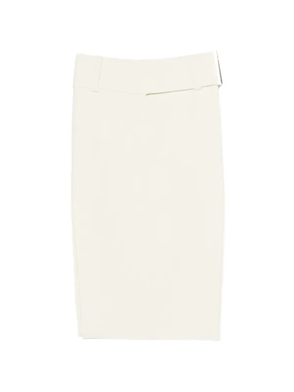 Sportmax Straight Midi Skirt in Neutrals