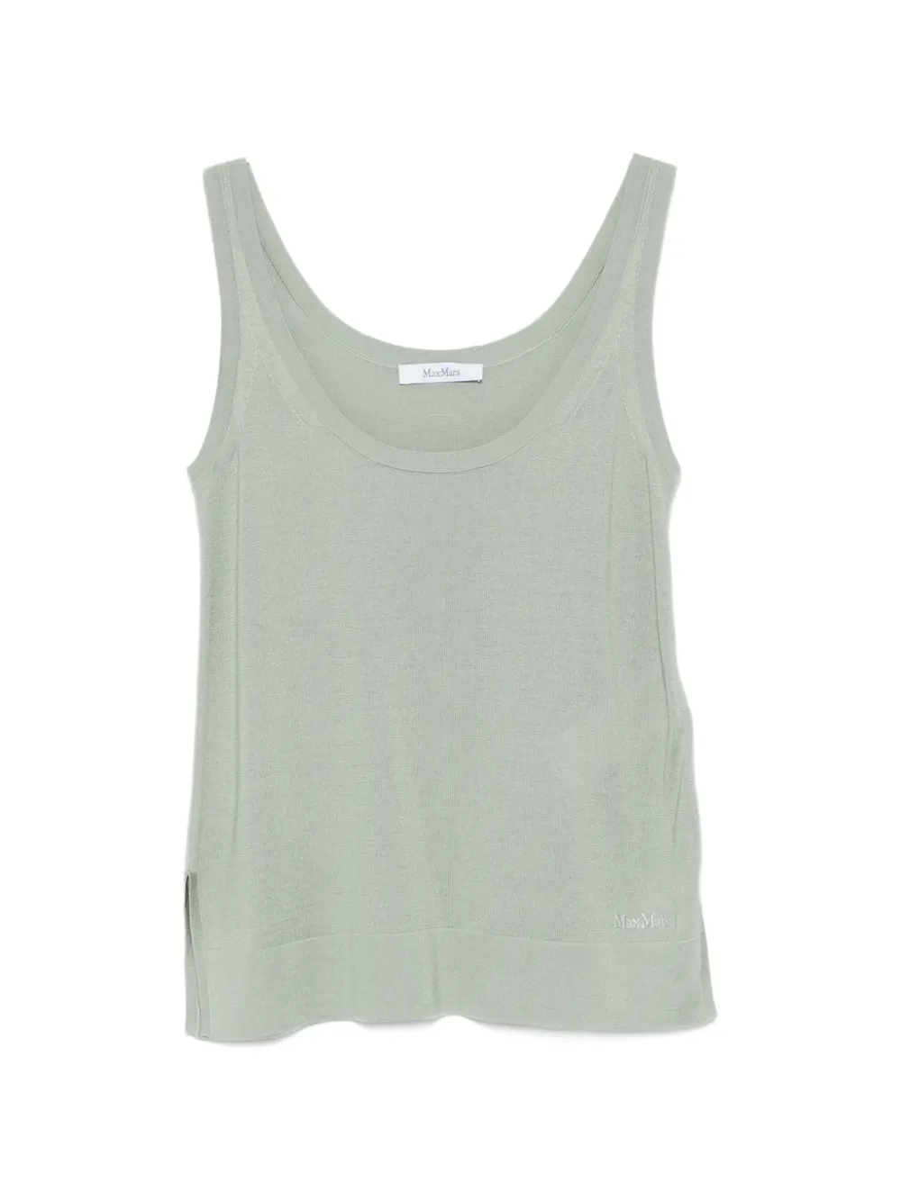 Max Mara scoop-neck tank top - Grün