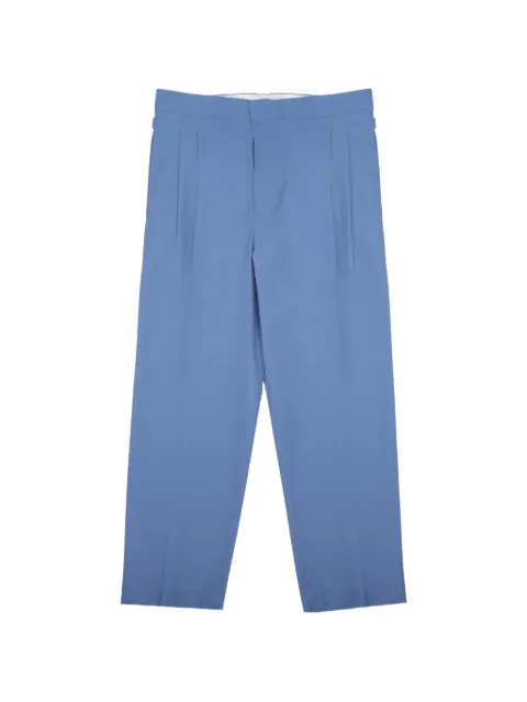 BE ABLE Mat pleated straight-leg trousers