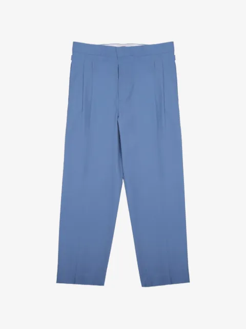 BE ABLE Mat pleated straight-leg trousers