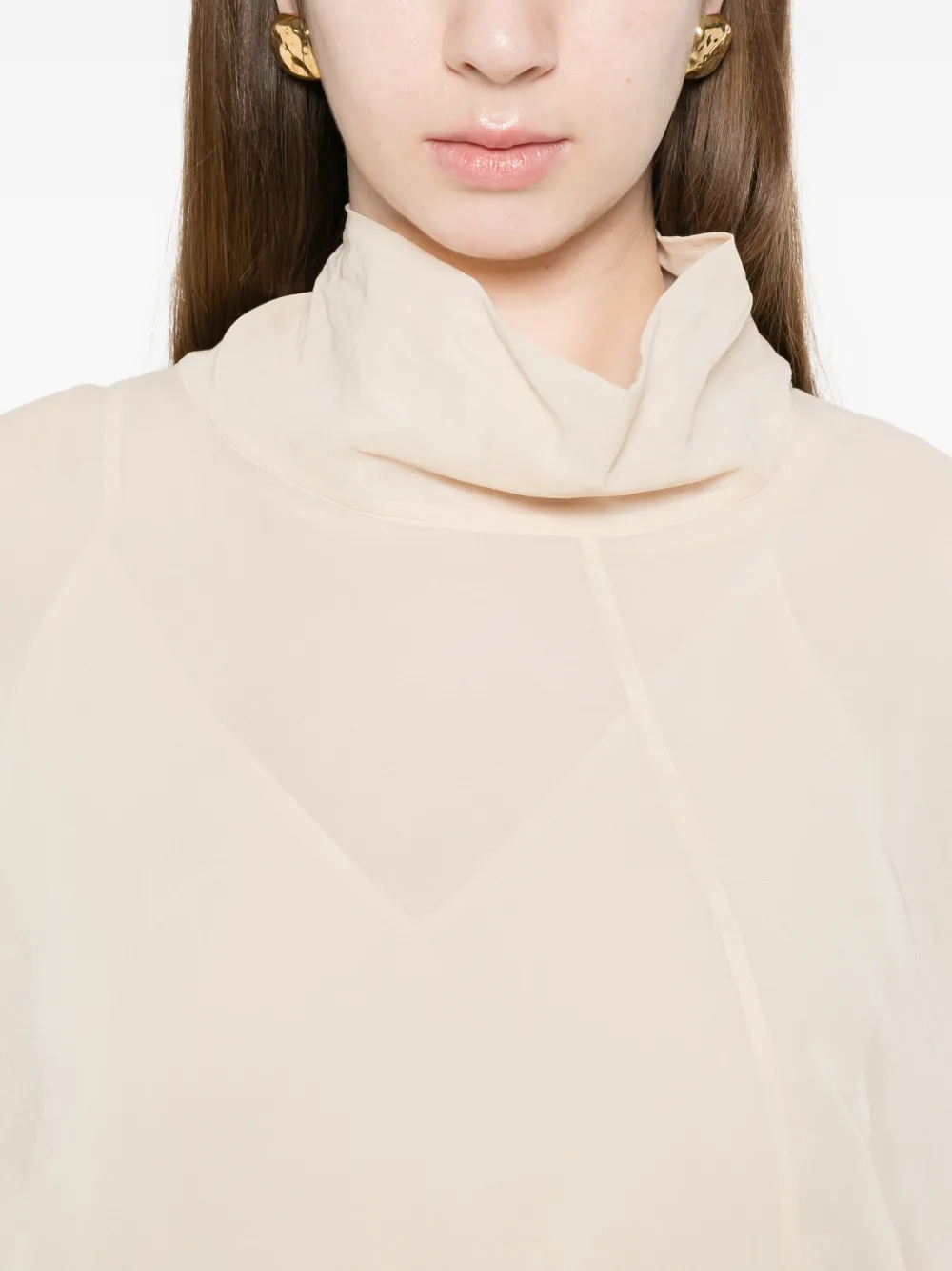 Sportmax GRADO katoenen blouse Beige