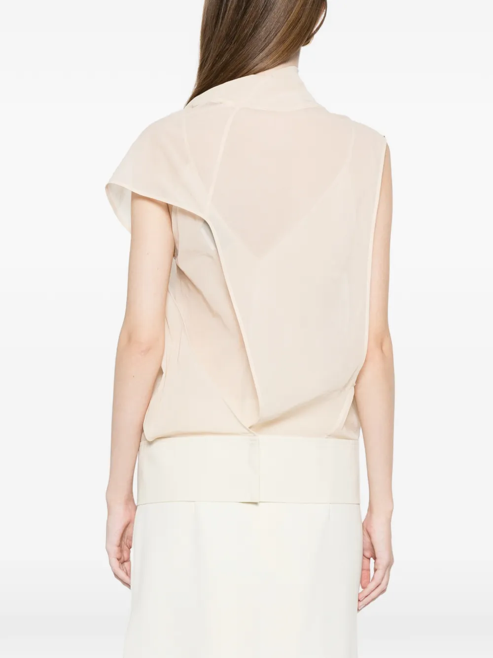 Sportmax GRADO katoenen blouse Beige