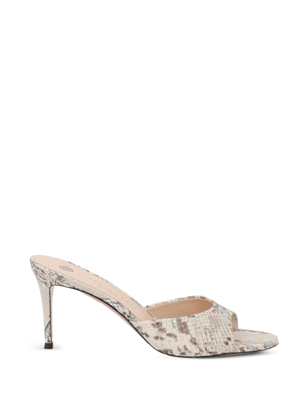 Roberto Festa Pumps met slangenprint Beige