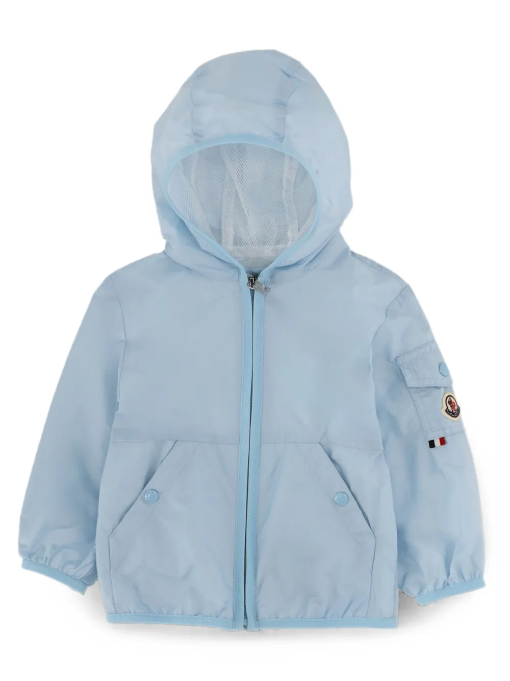 Moncler Enfant Jack met capuchon Blauw