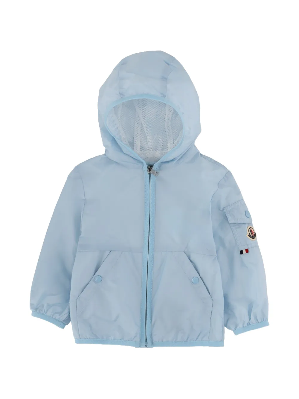 Moncler Enfant Jack met capuchon Blauw