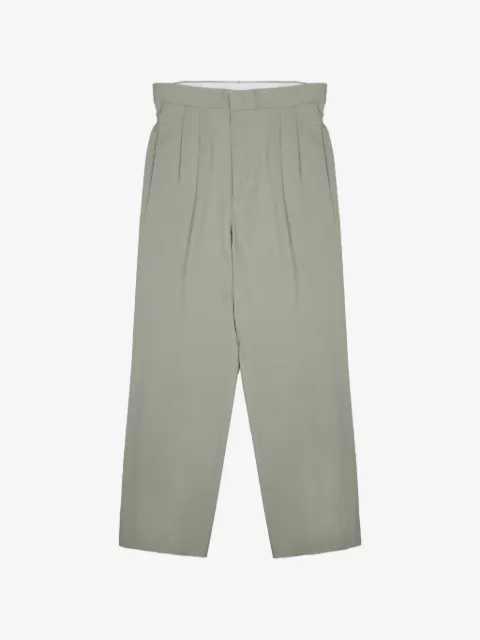 BE ABLE Mat pleated straight-leg trousers