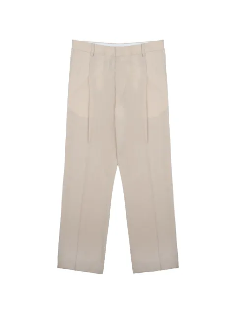 BE ABLE pleated-design straight-leg tailored trousers