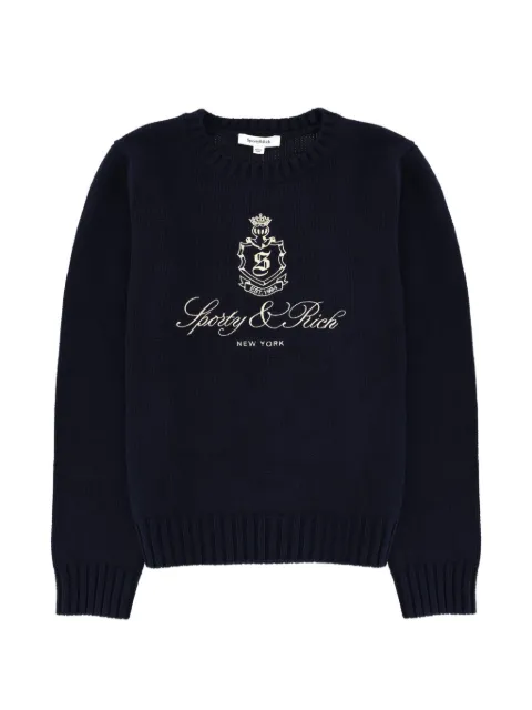 Sporty & Rich crewneck graphic sweater