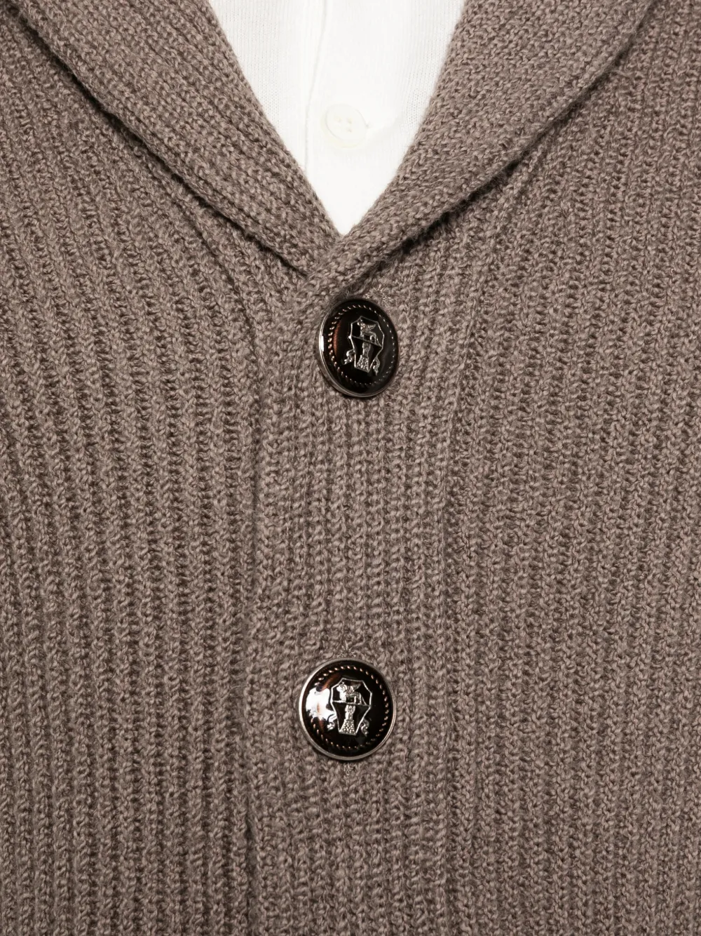 Shawl-Collar Cardigan