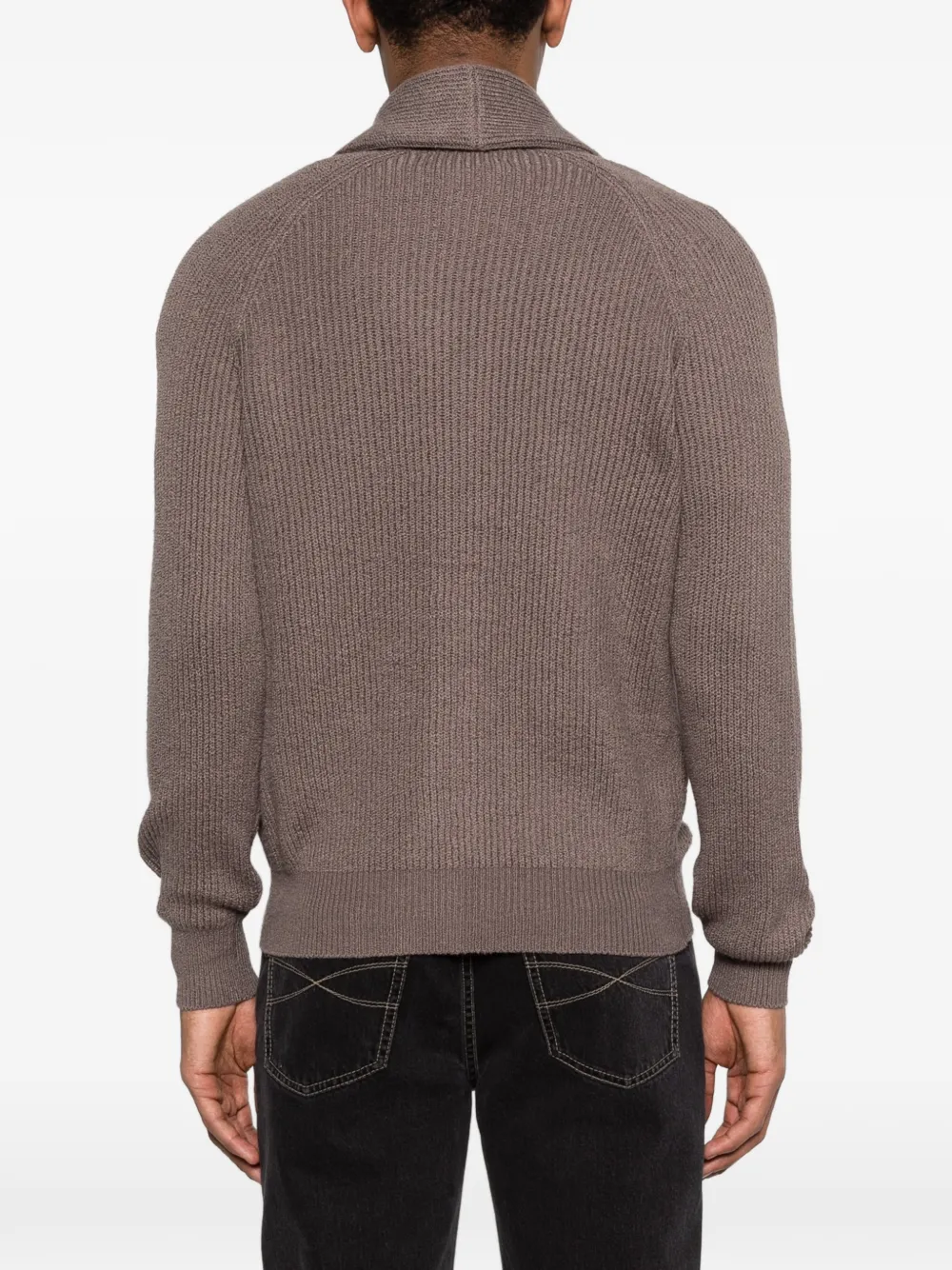Shawl-Collar Cardigan
