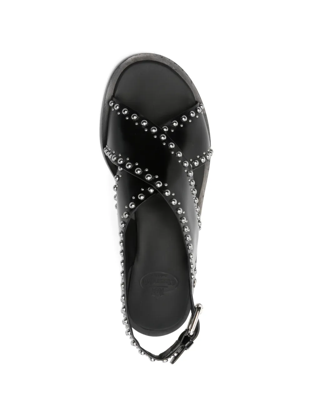 Church's studded-embellishment sandals Zwart