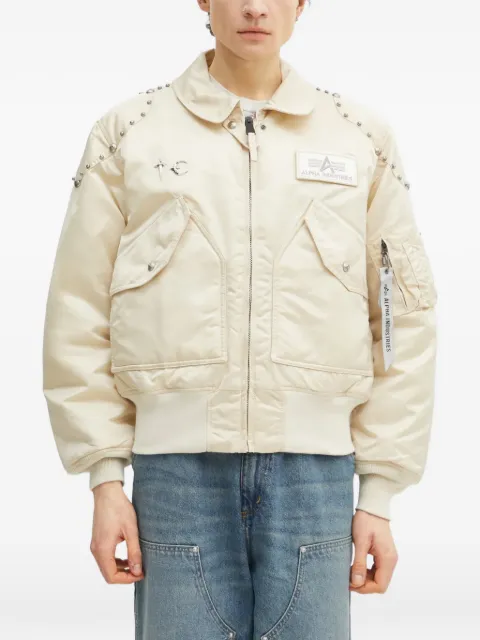 Alpha Industries x Thug Club Jacke mit Nieten