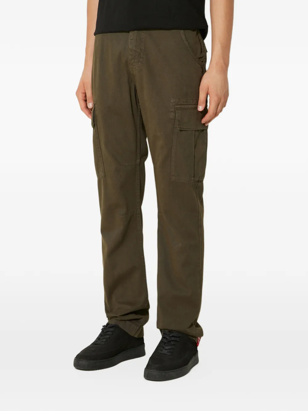 Alpha Industries Straight cargo broek Groen