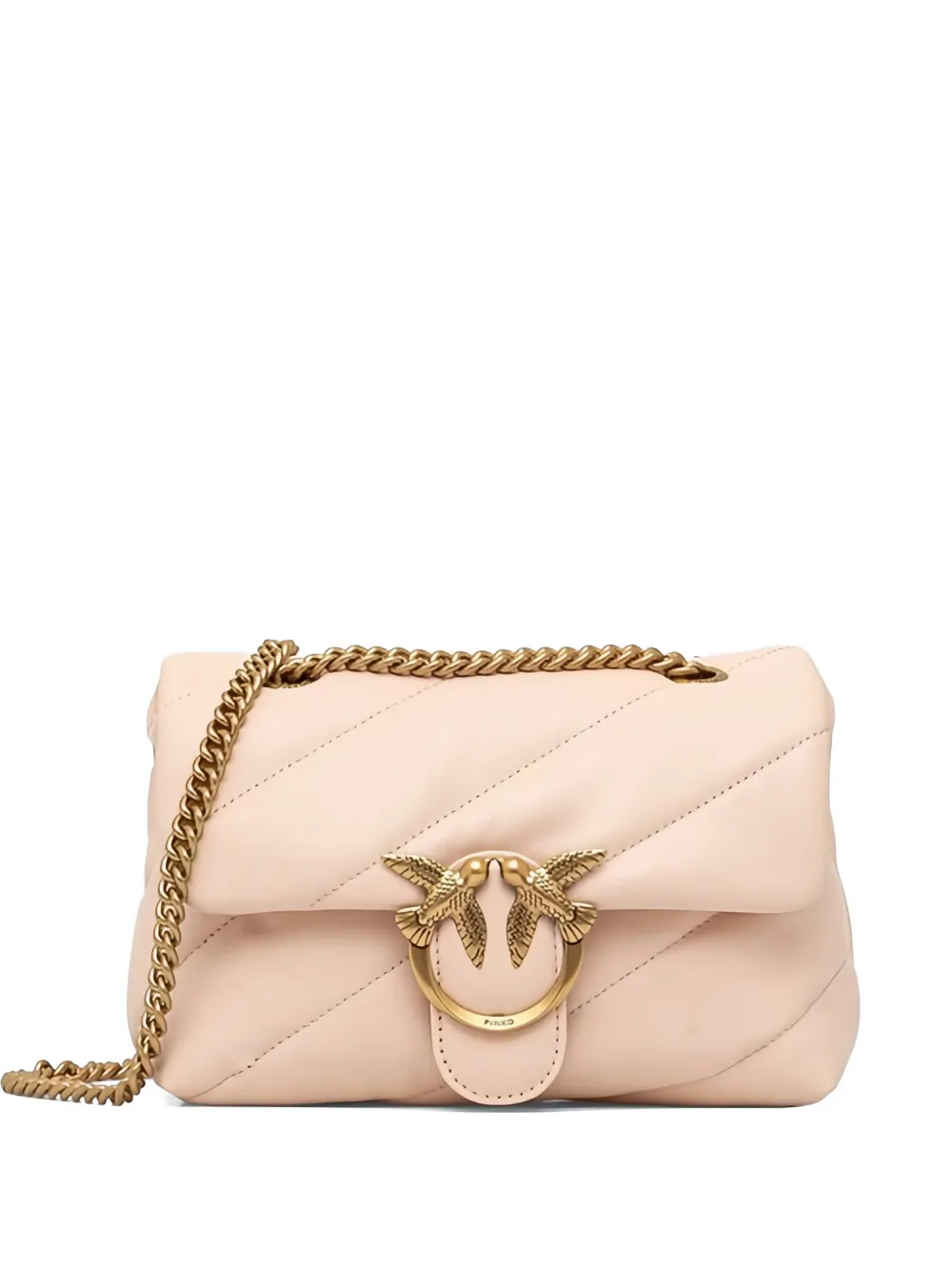 PINKO Borsa a spalla Love piccola trapuntata - Rosa