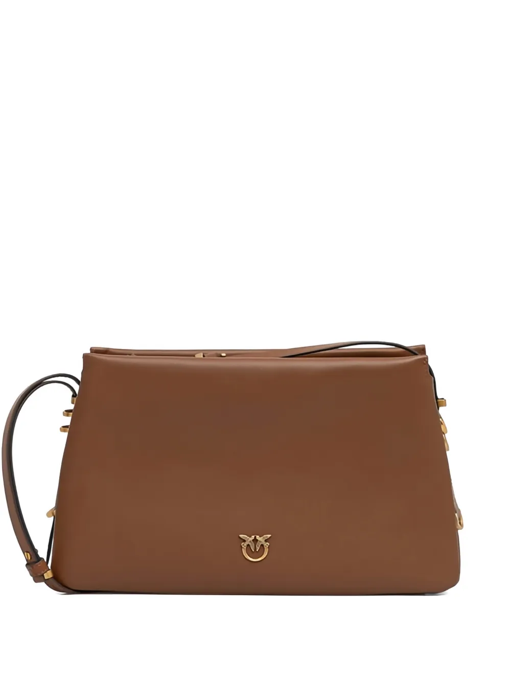 PINKO leather cross body bag - Marrone