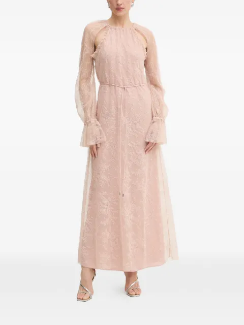 PINKO lace maxi dress