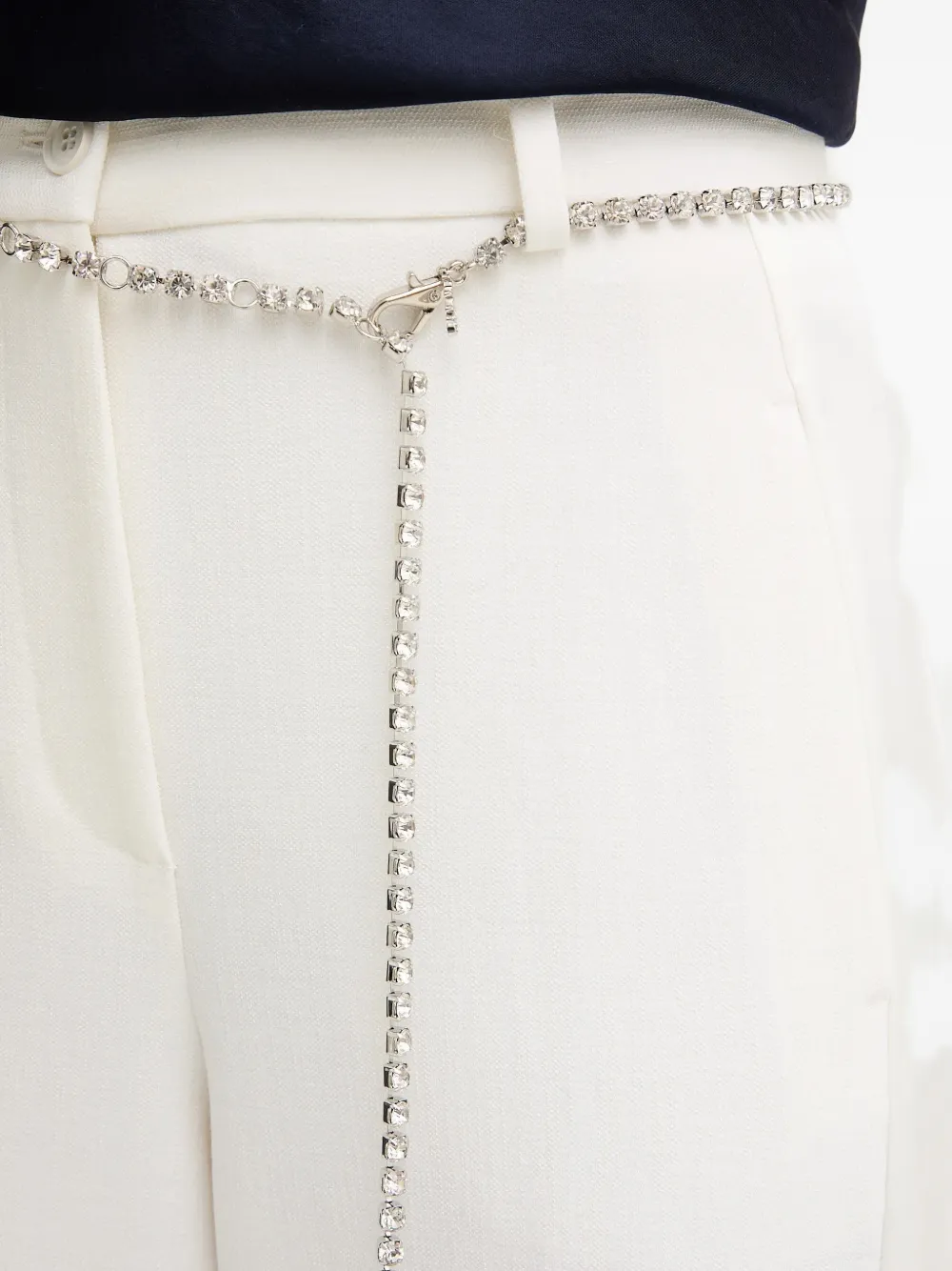 PINKO Verfraaide broek Wit