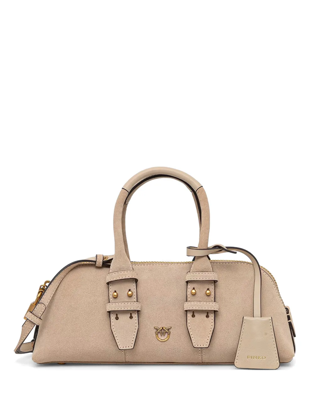 PINKO buckle-detail tote bag - Neutrals