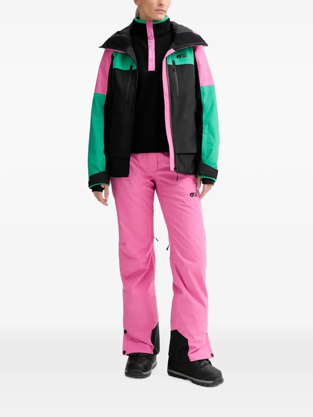 PICTURE Exa skibroek met knopen Roze