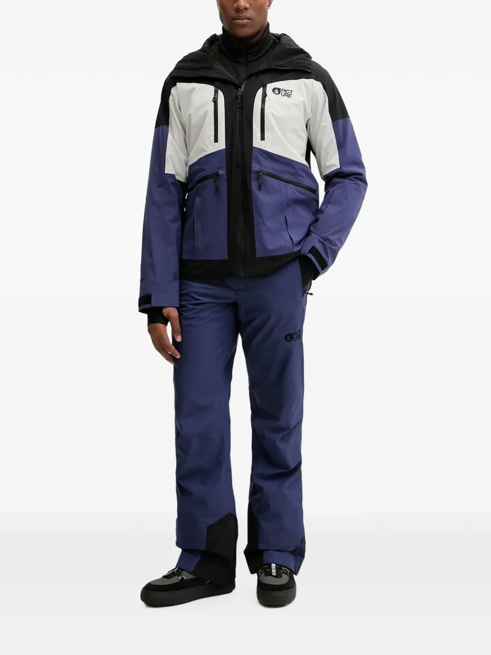 PICTURE Ski-jack met capuchon en ritssluiting Blauw