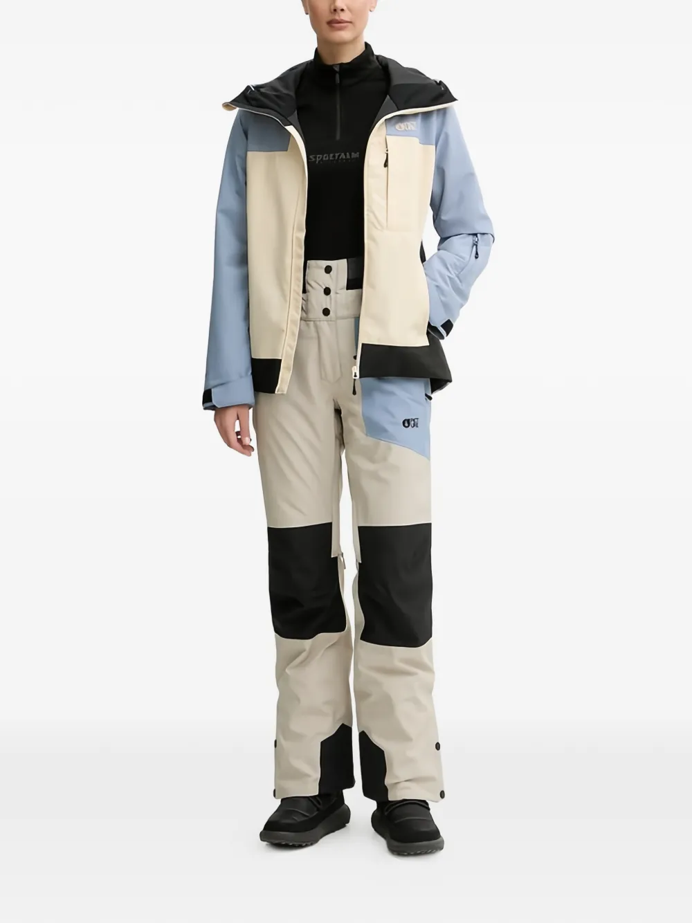 PICTURE Seen skibroek met colourblocking Beige