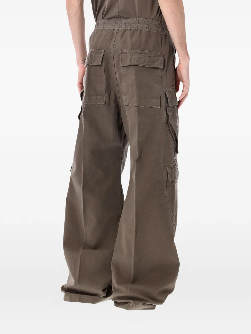 Rick Owens DRKSHDW Jumbo Belas katoenen cargo broek Bruin