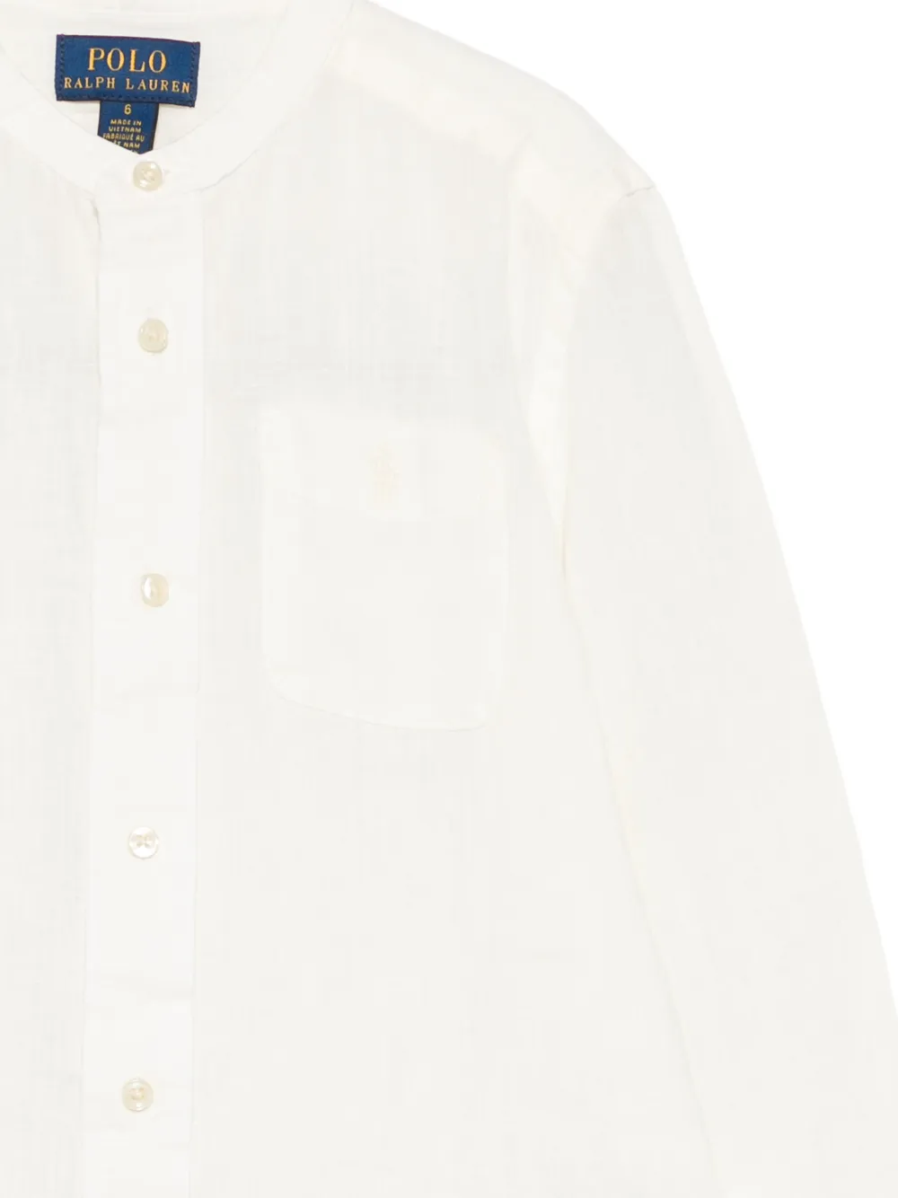 POLO RALPH LAUREN KIDS T-shirt met borstzak Wit