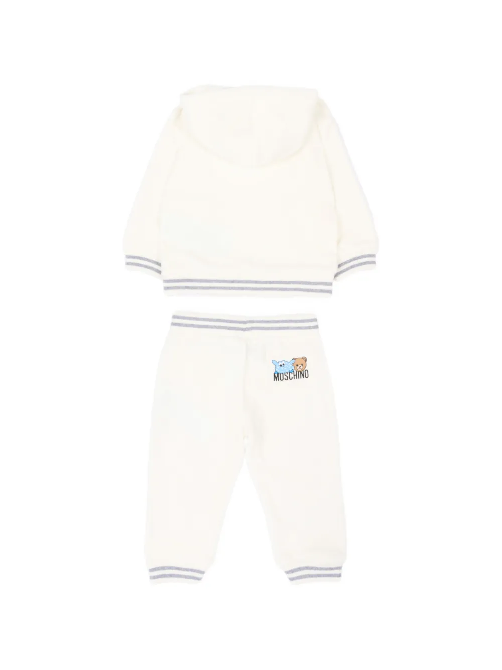 Moschino Kids Trainingspak met capuchon Beige