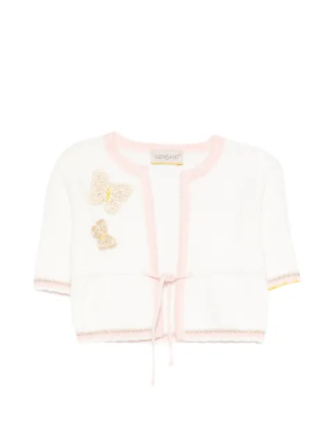 Gensami kids cárdigan con detalle de mariposa