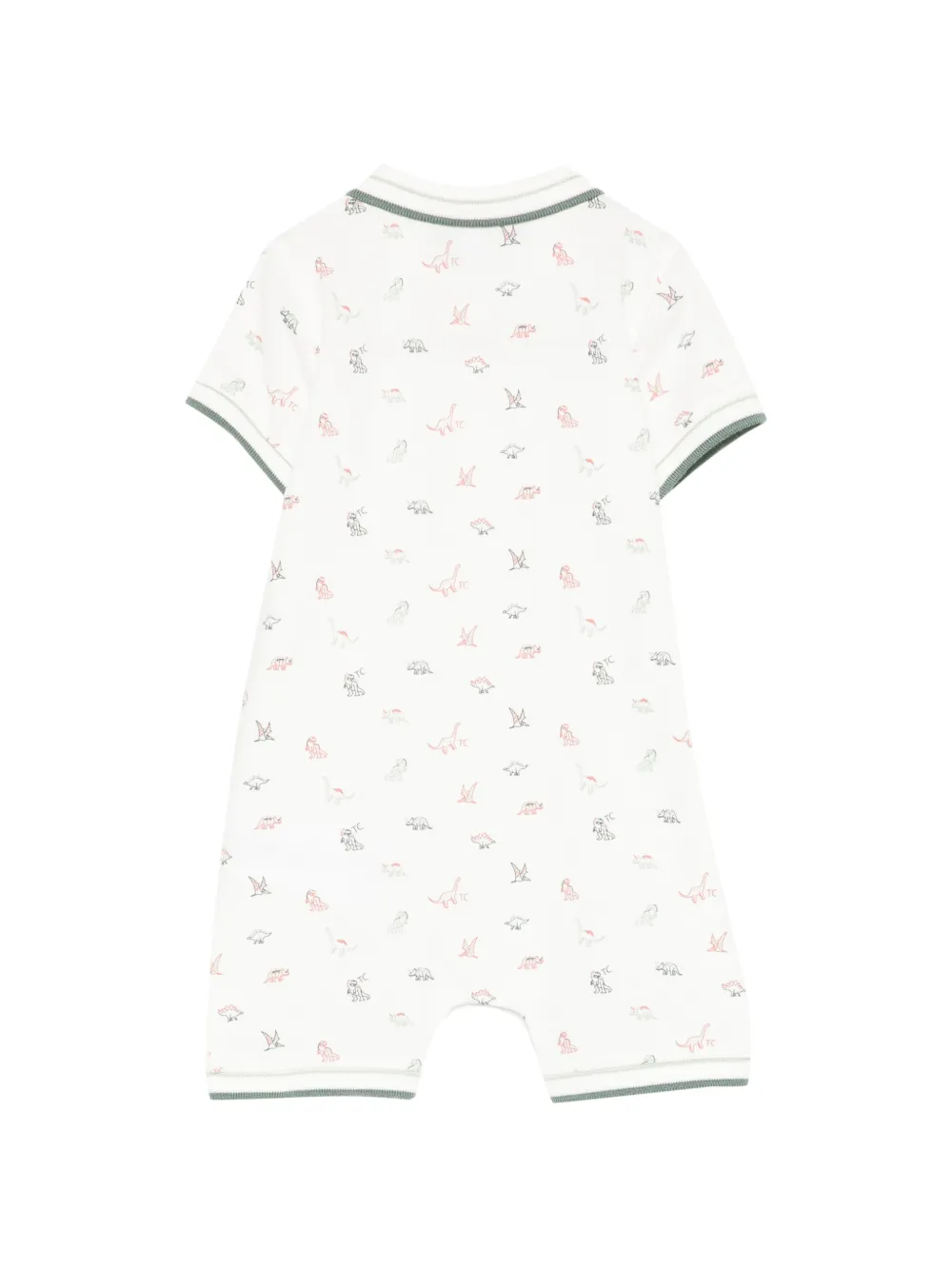 Tartine Et Chocolat Romper met dinoprint Beige