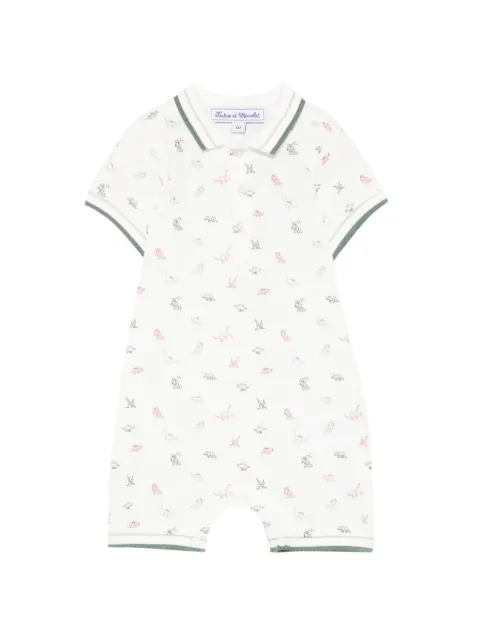 Tartine Et Chocolat dino-print romper