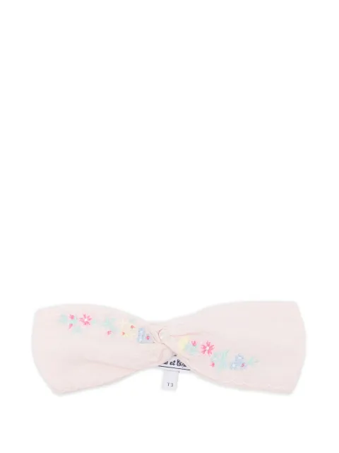 Tartine Et Chocolat floral-embroidered headband