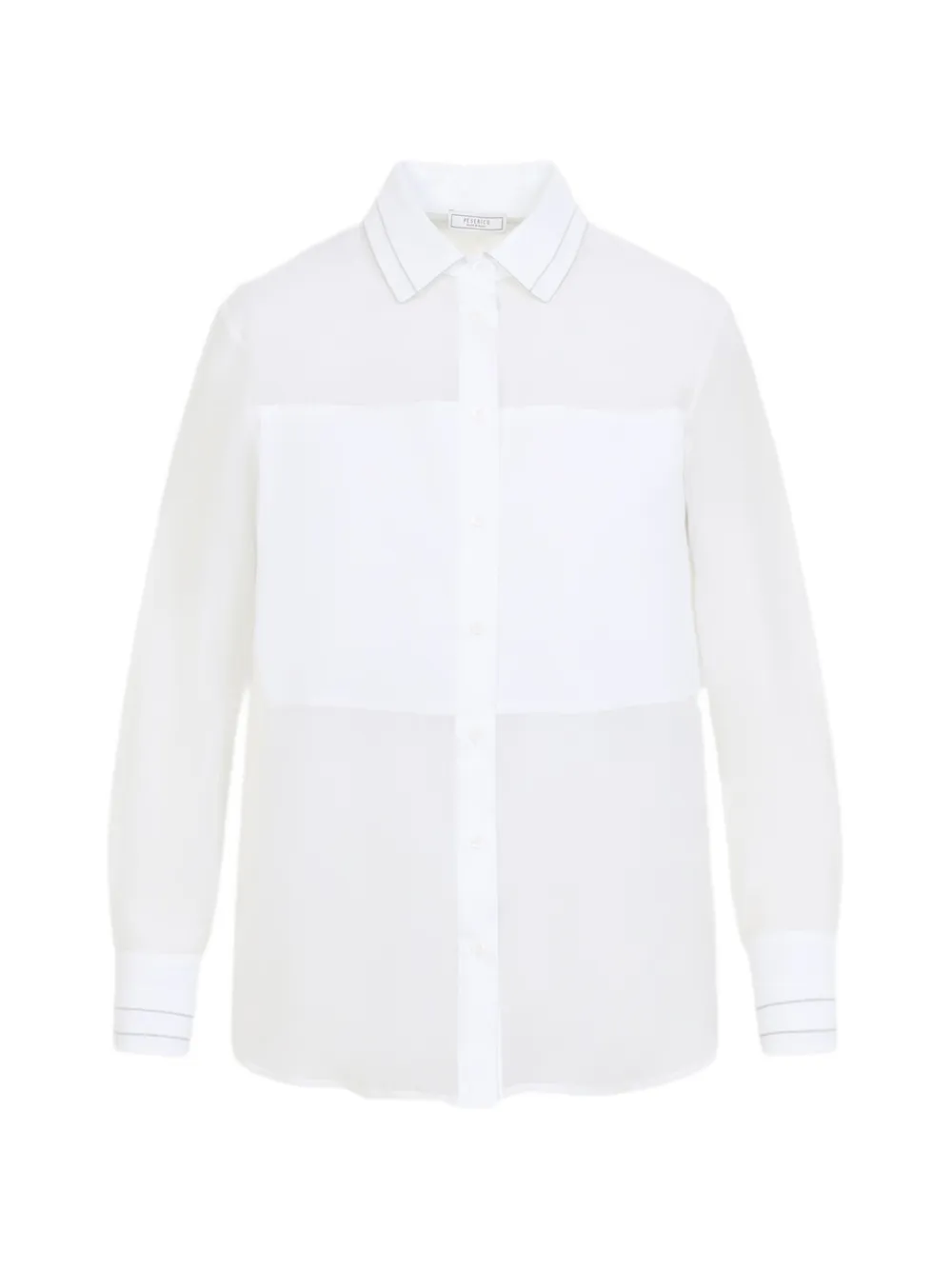Peserico organza shirt - Bianco