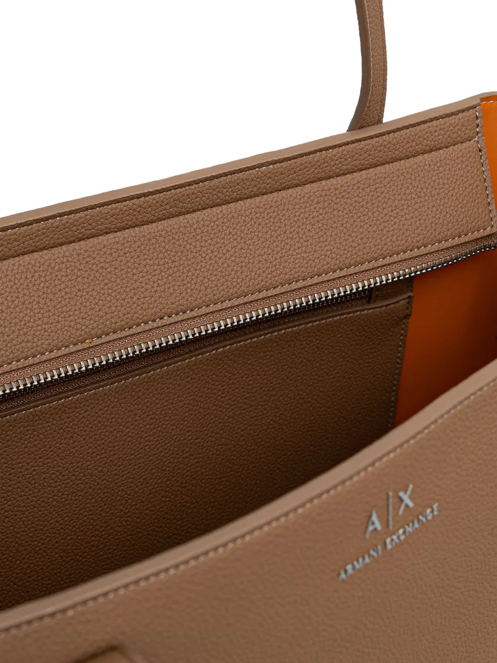 Armani Exchange Shopper met bedels Bruin