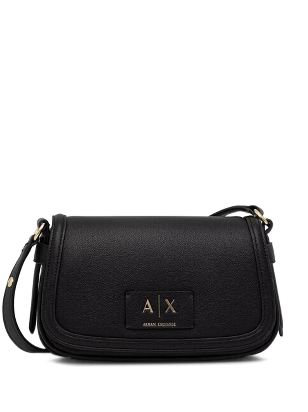 Armani Exchange logo-plaque cross body bag - Nero