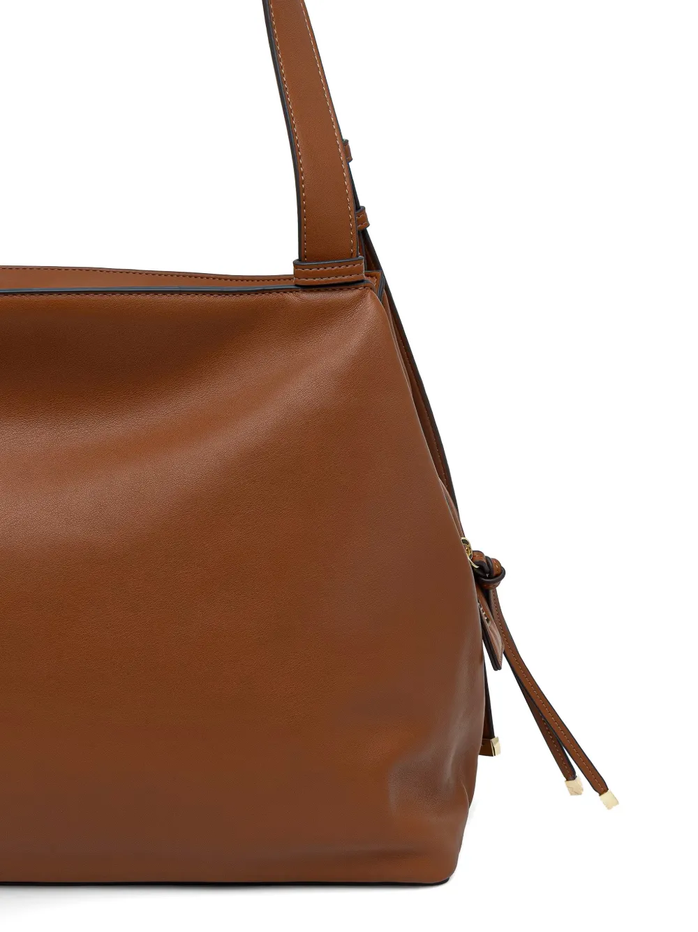 Armani Exchange Shopper met logoplakkaat en verstelbare band Bruin