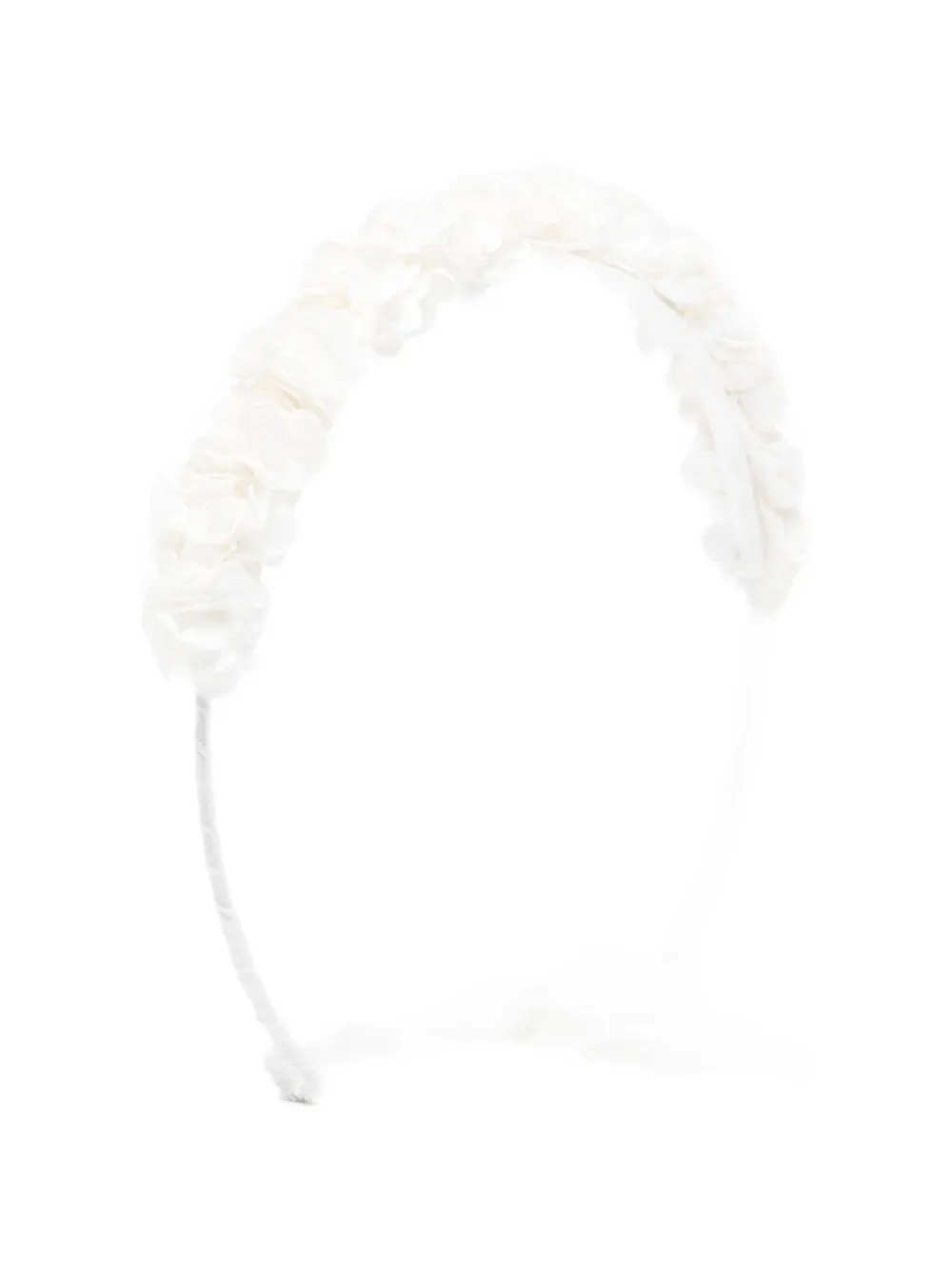 Tartine Et Chocolat floral-appliqué headband - Bianco