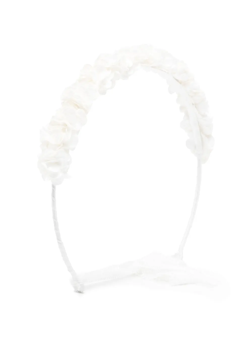 Tartine Et Chocolat floral-appliqué headband - Bianco