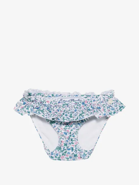 Tartine Et Chocolat floral-print ruffled bikini bottoms