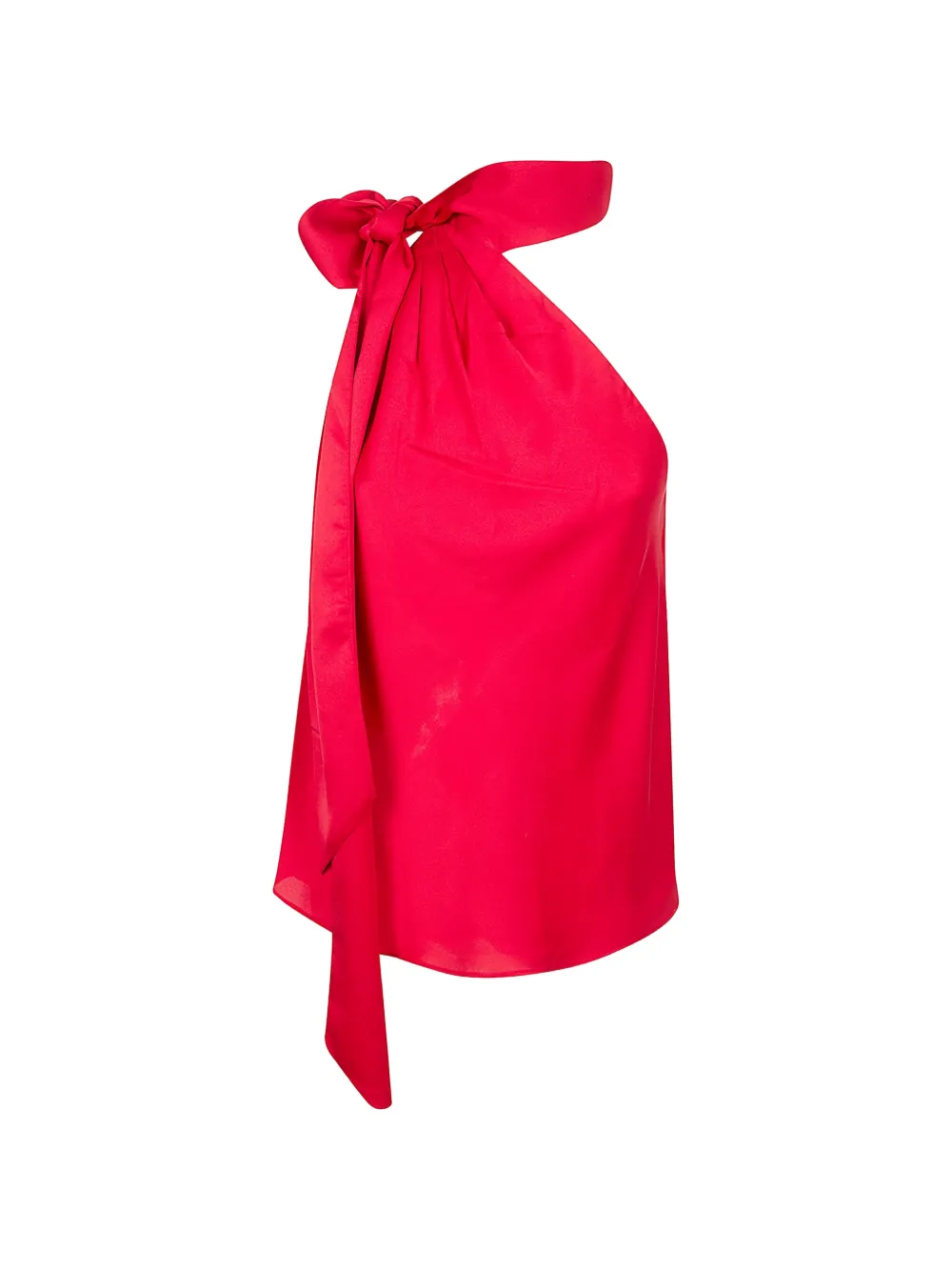 Lauren Ralph Lauren tie-neck top - Rosso