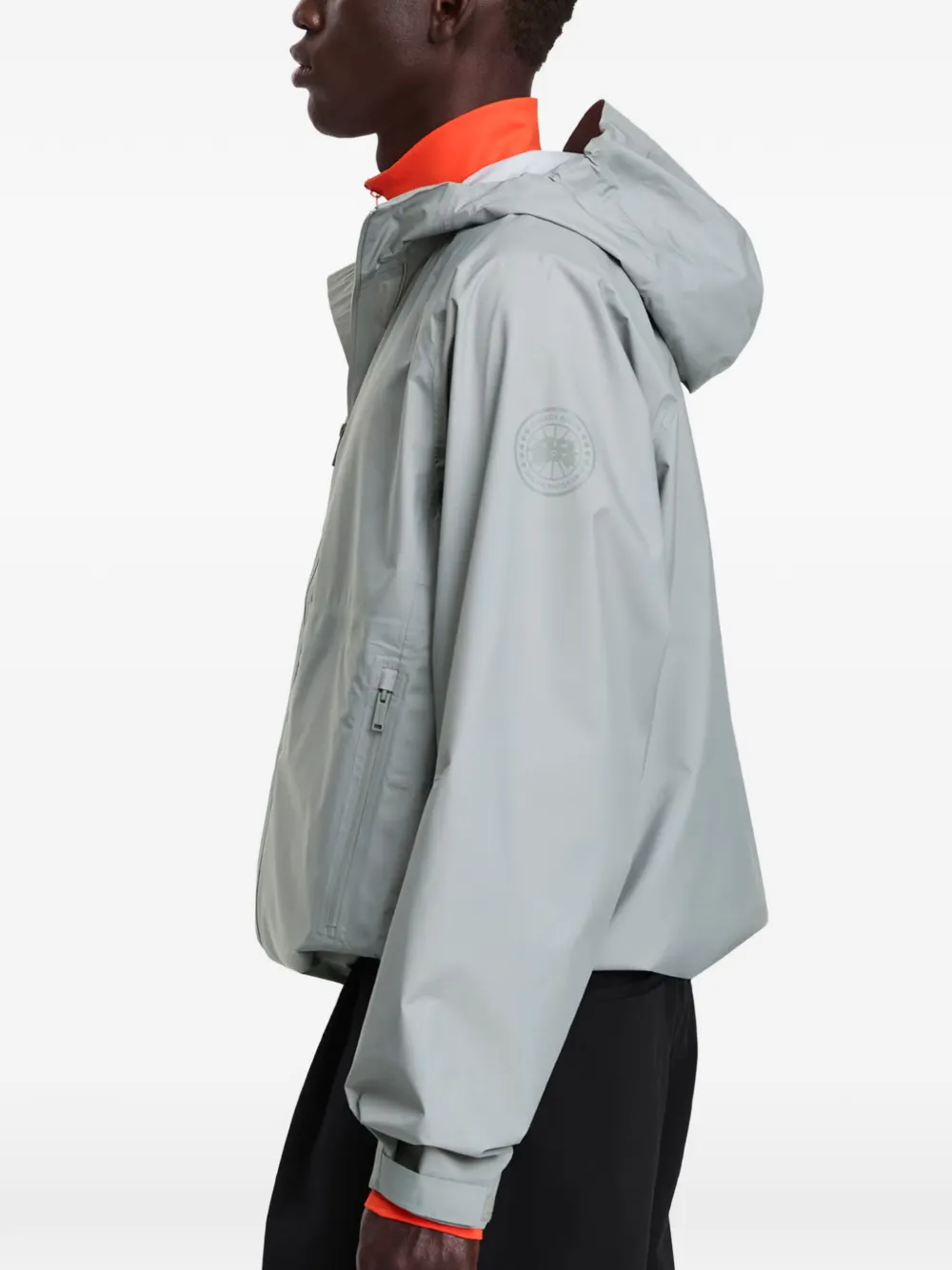 Canada Goose Horizon jack met capuchon en rits Grijs