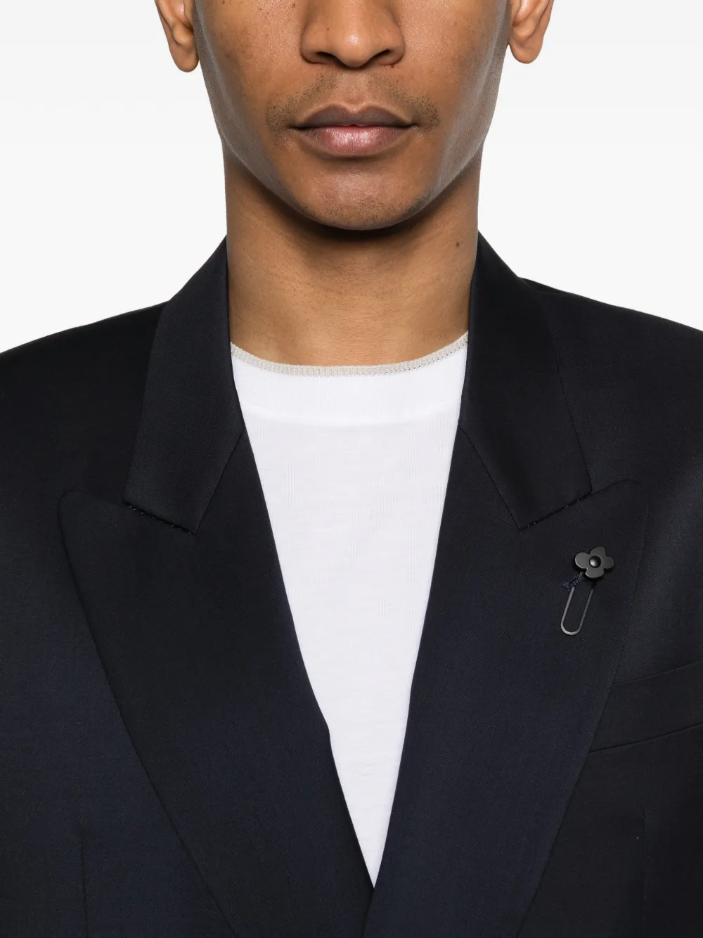 Lardini Blazer met dubbele rij knopen Blauw