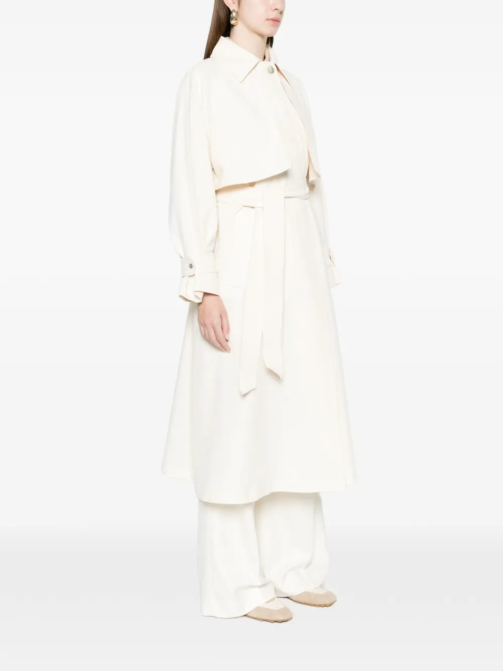 Herno Belted Trench Coat - Neutrals 