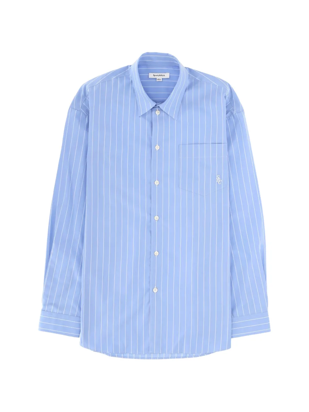 Sporty & Rich Gestreiftes Hemd - Blau