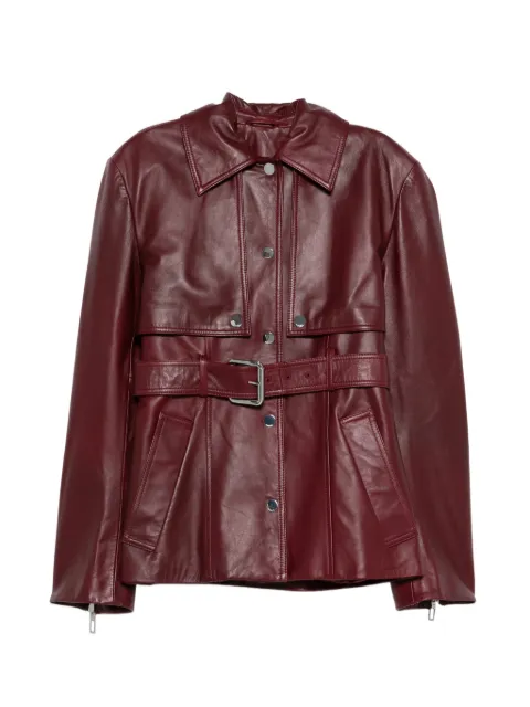 Sportmax veste en cuir