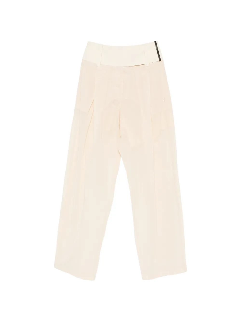 Sportmax pleated high-waisted trousers - Toni neutri