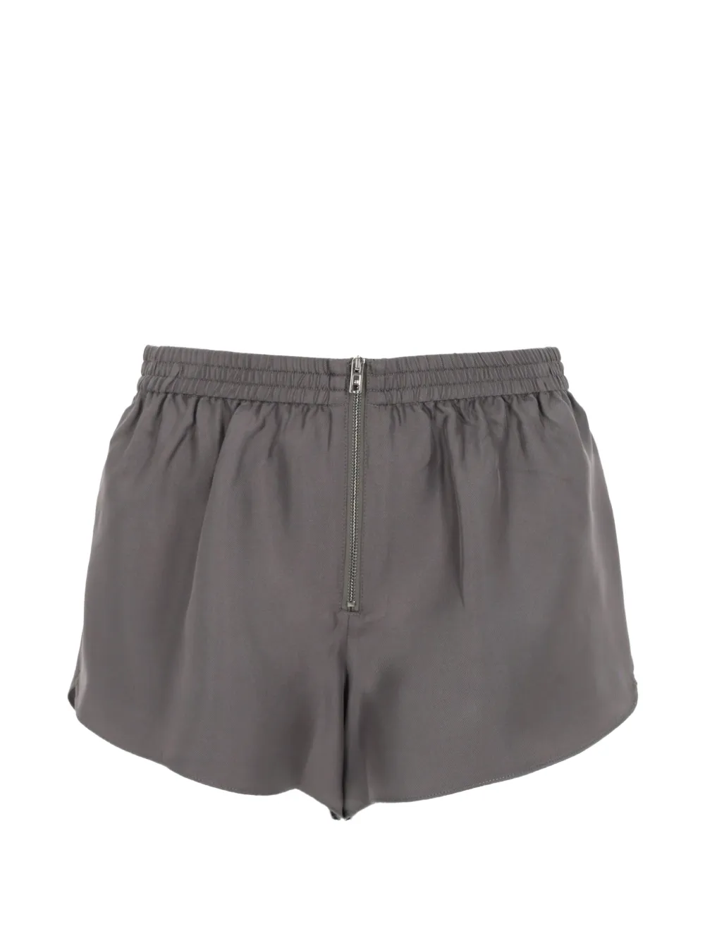 Alexander Wang elasticated zip shorts - Grigio