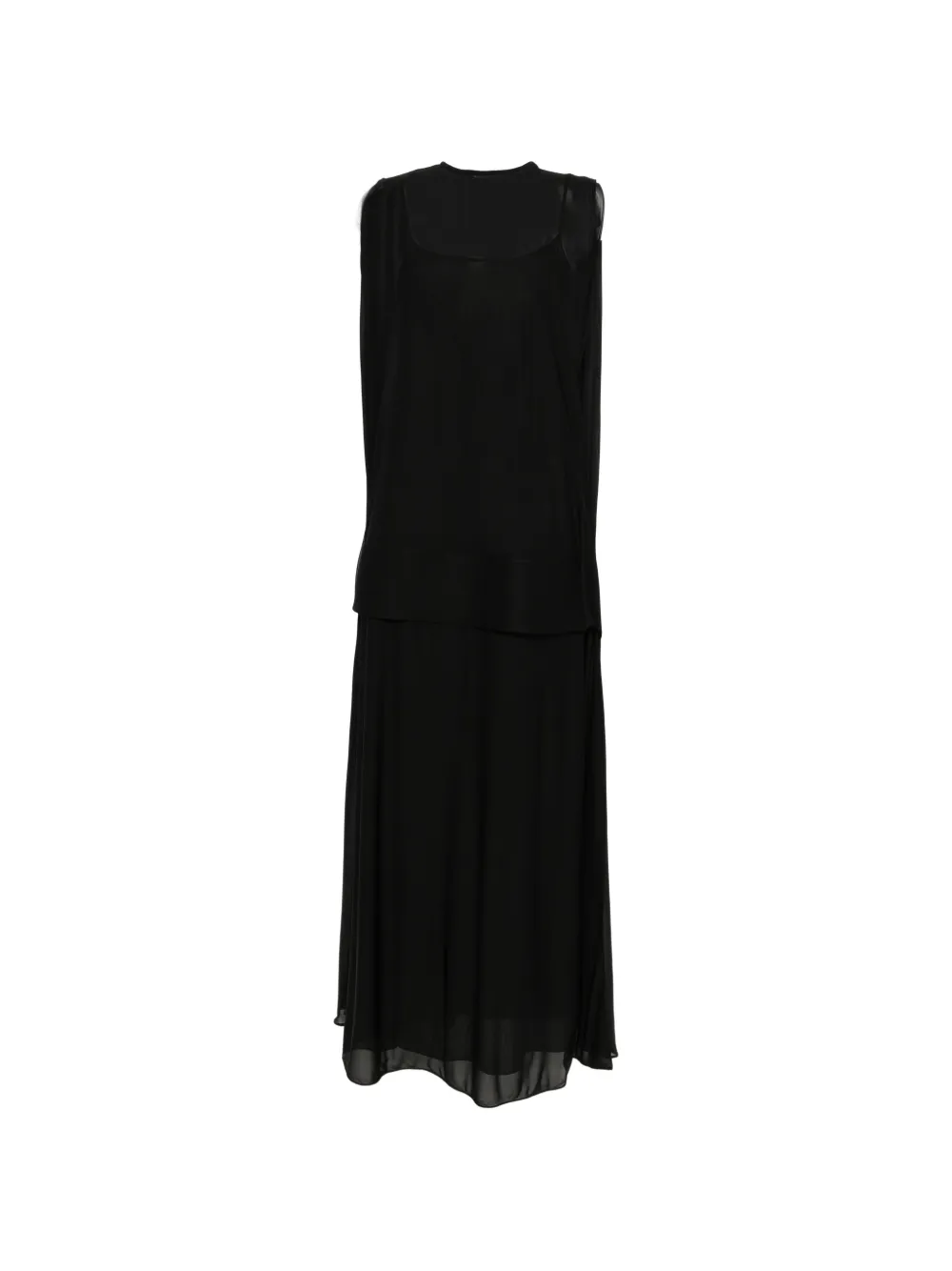 Sportmax sleeveless midi dress - Nero