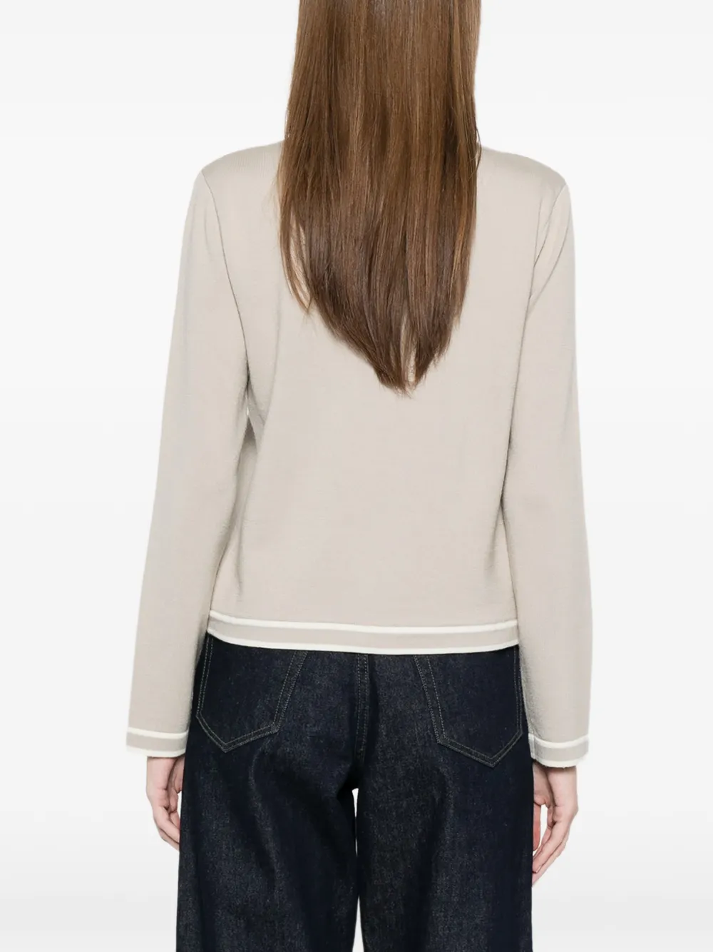 Tory Burch Vest met knopen Grijs